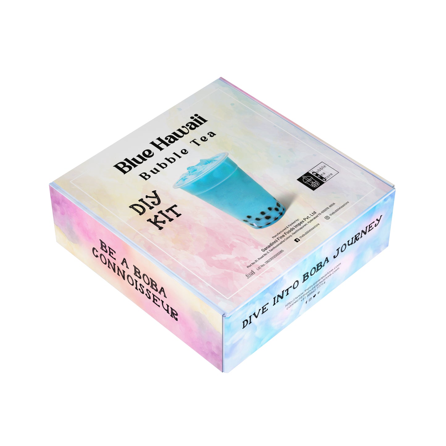 Blue Hawaii Bubble Tea DIY Kit | 4 Servings