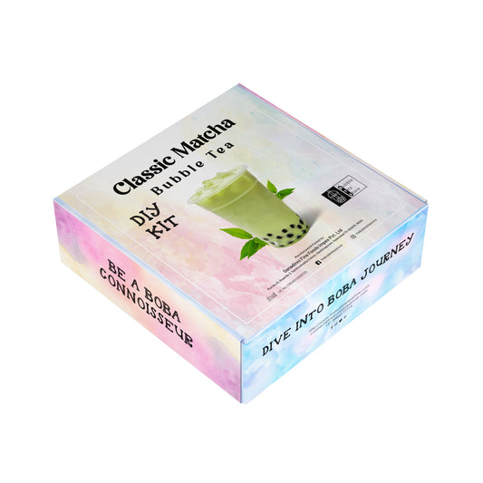 Classic Matcha Bubble Tea DIY Kit | 4 Servings